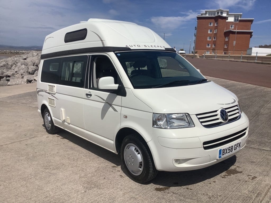 2009 Auto-Sleeper Topaz VW high-top motorhome in white — photo 1 of 12