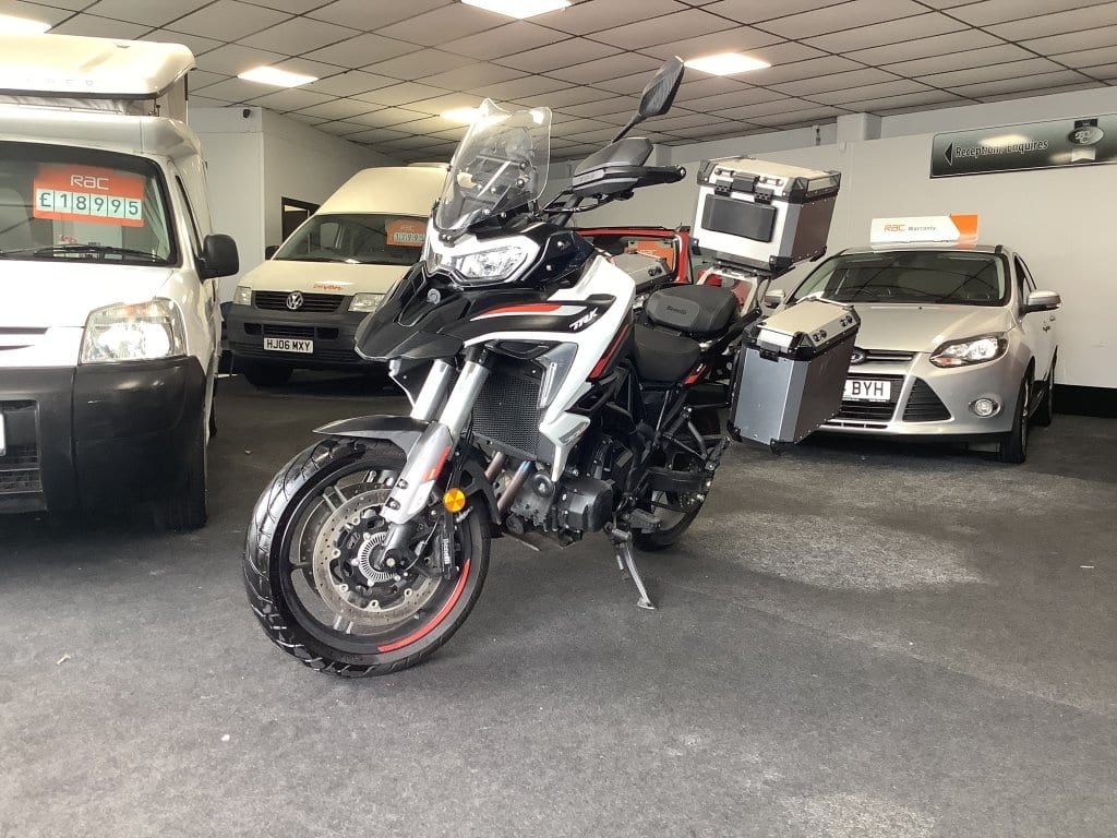 2024 Benelli TRK 702 Adventure motorbike in black — photo 1 of 5
