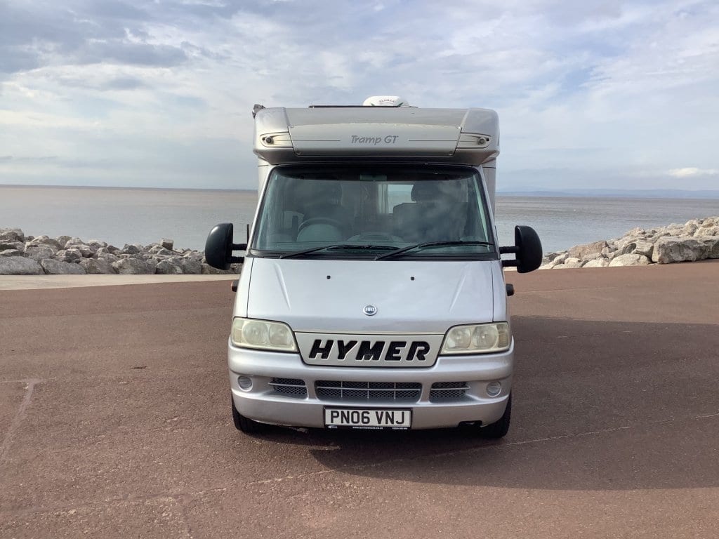 2006 Hymer Tramp GT Coachbuilt motorhome in silver — photo 1 of 15