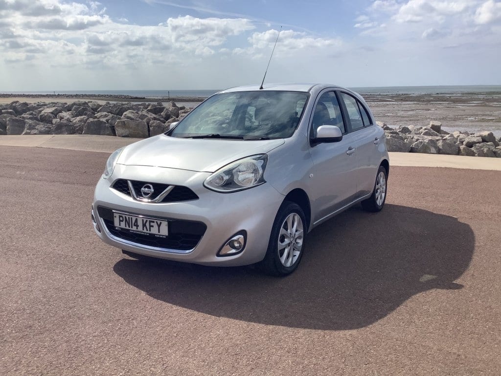 2014 Nissan Micra 1.2 Acenta 5dr in silver — photo 1 of 12