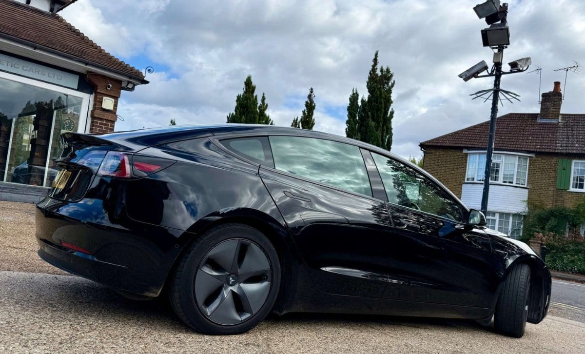 2020 Tesla Model 3 Long Range AWD 4WD 4dr in black — photo 1 of 30