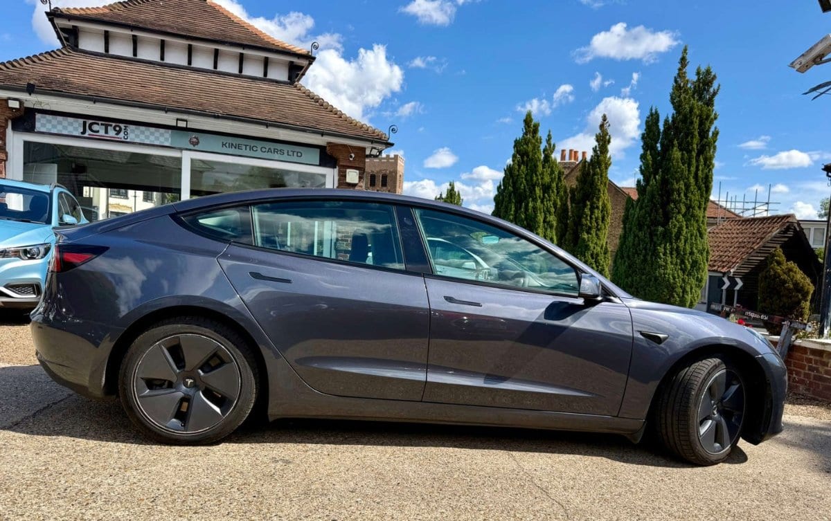 2023 Tesla Model 3 RWD 4dr in grey — photo 1 of 30