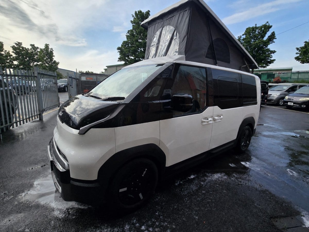 2027 Kia PV5 i-Camper Plus 71.2kWh fully electric 4 in white — photo 1 of 25