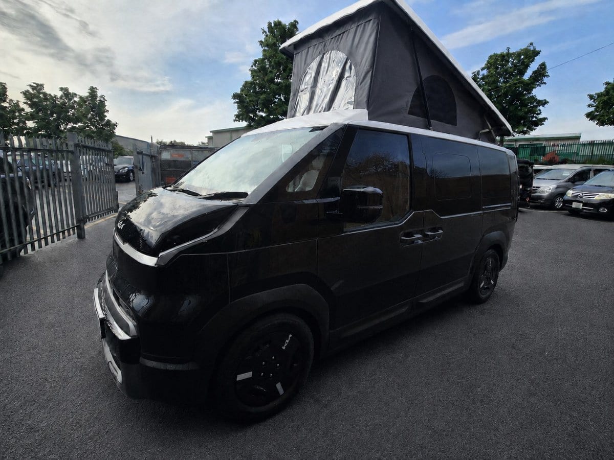 2027 Kia PV5 i-Camper Plus 71.2kWh fully electric 4 in black — photo 1 of 33