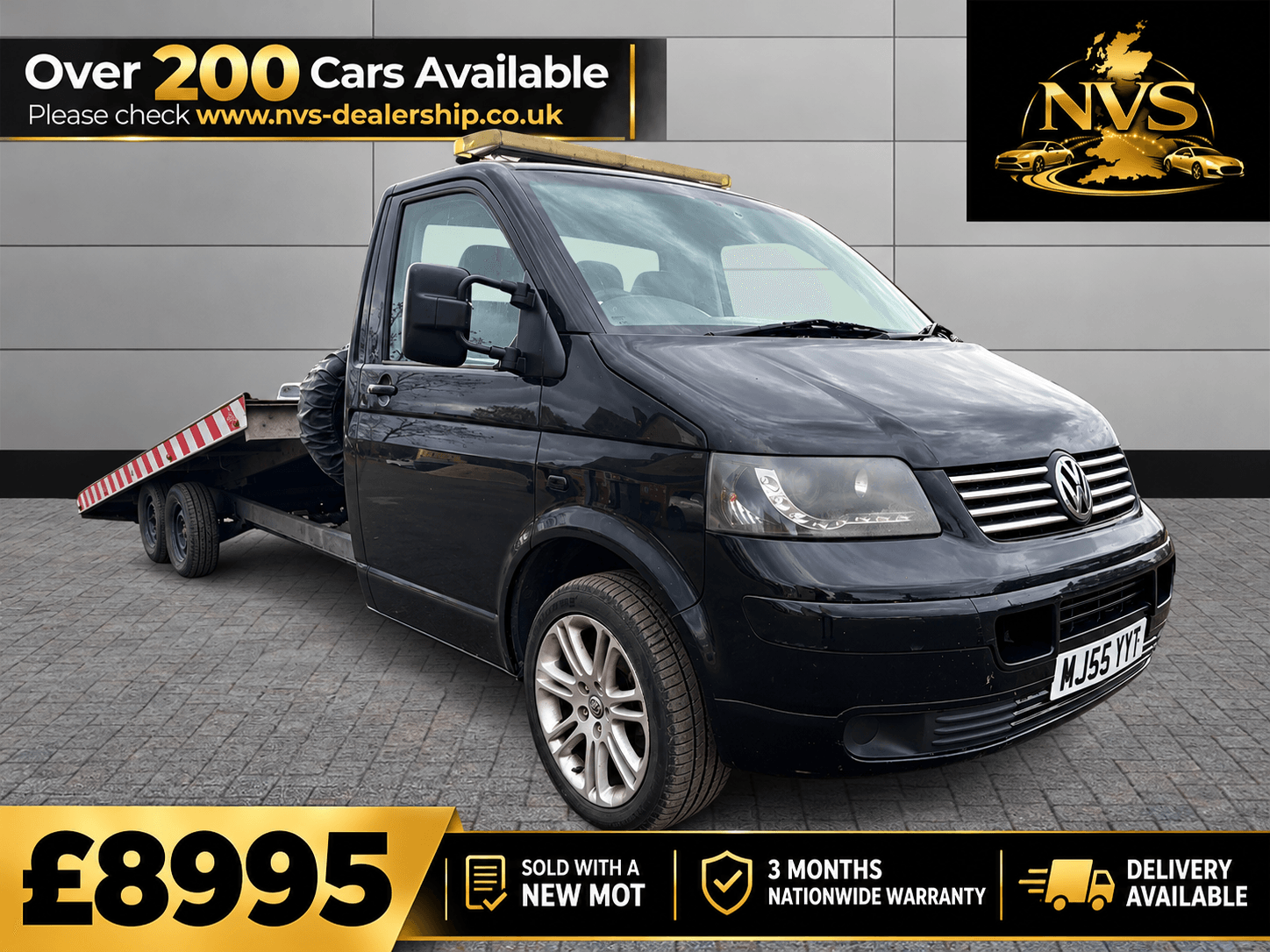2005 Volkswagen Transporter 1.9 TDI PD T30 in black — photo 1 of 13