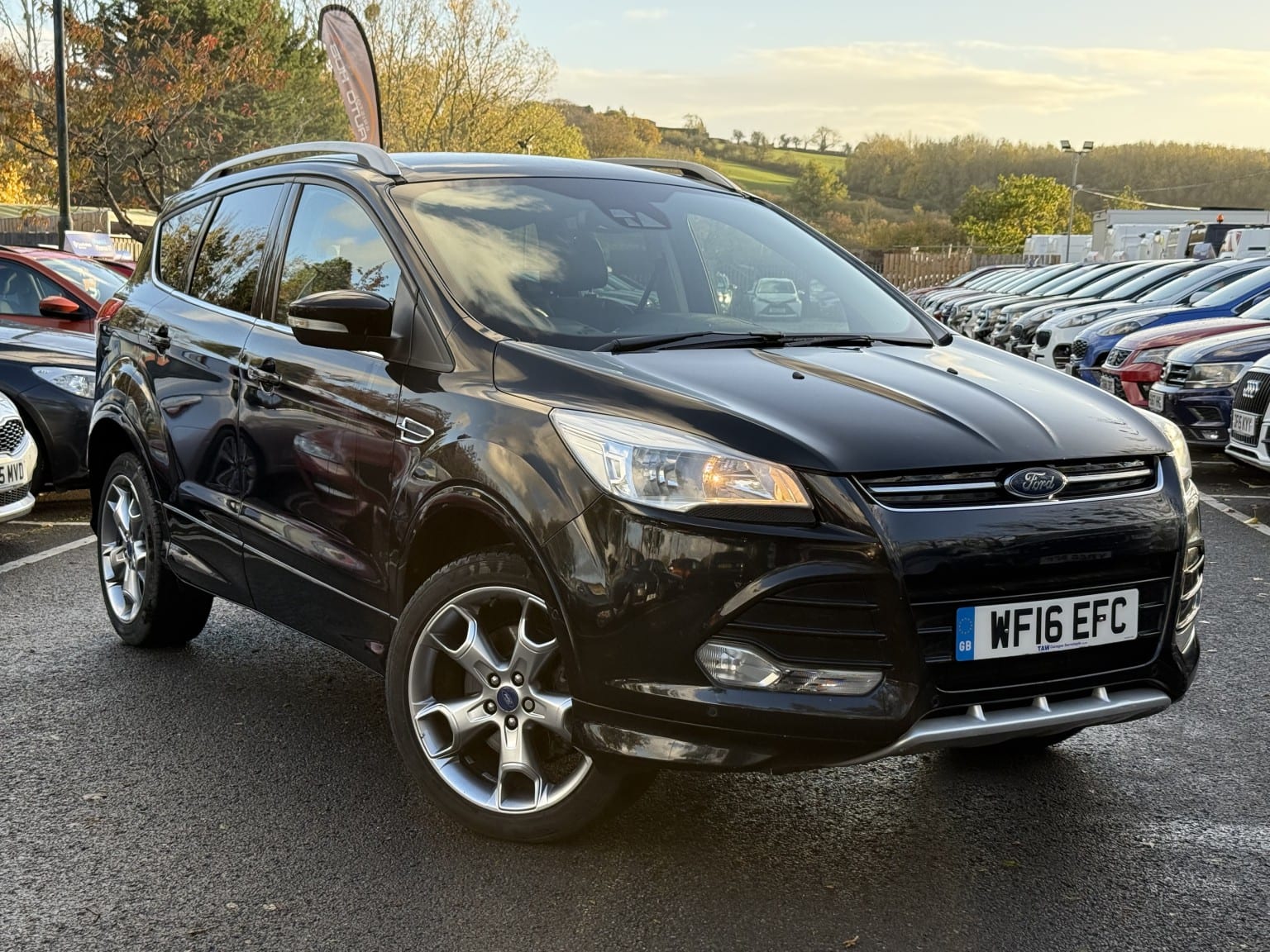 2016 Ford Kuga 2.0 TDCi Titanium Sport ULEZ Diesel in black