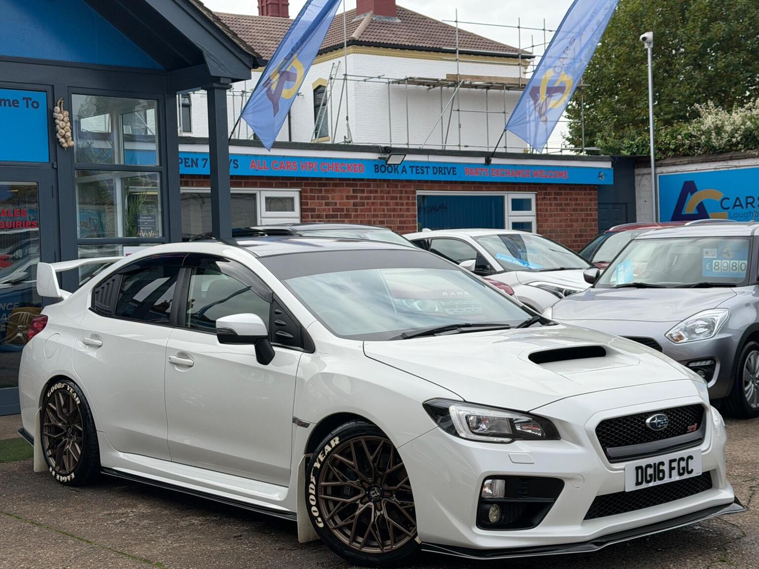 2016 Subaru WRX STI 2.5T Type UK 4WD Euro 6 4dr in white — photo 1 of 74