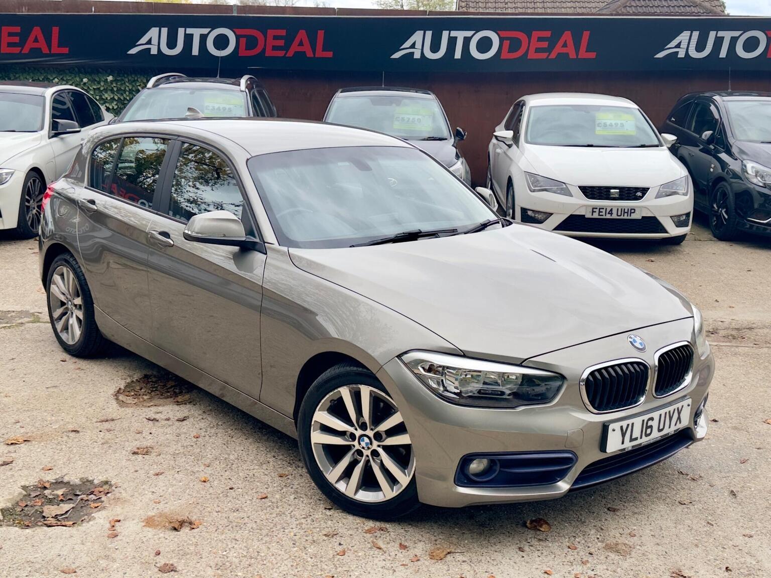 2016 BMW 1 Series 1.5 116d Sport Euro 6 (s/s) 5dr in silver — photo 1 of 50