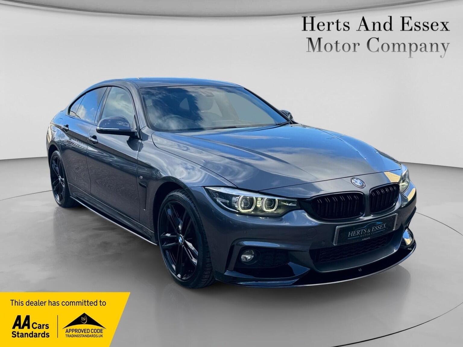 2018 BMW 4 Series Gran Coupe 2.0 420d M Sport Auto xDrive Euro 6 in grey — photo 1 of 55
