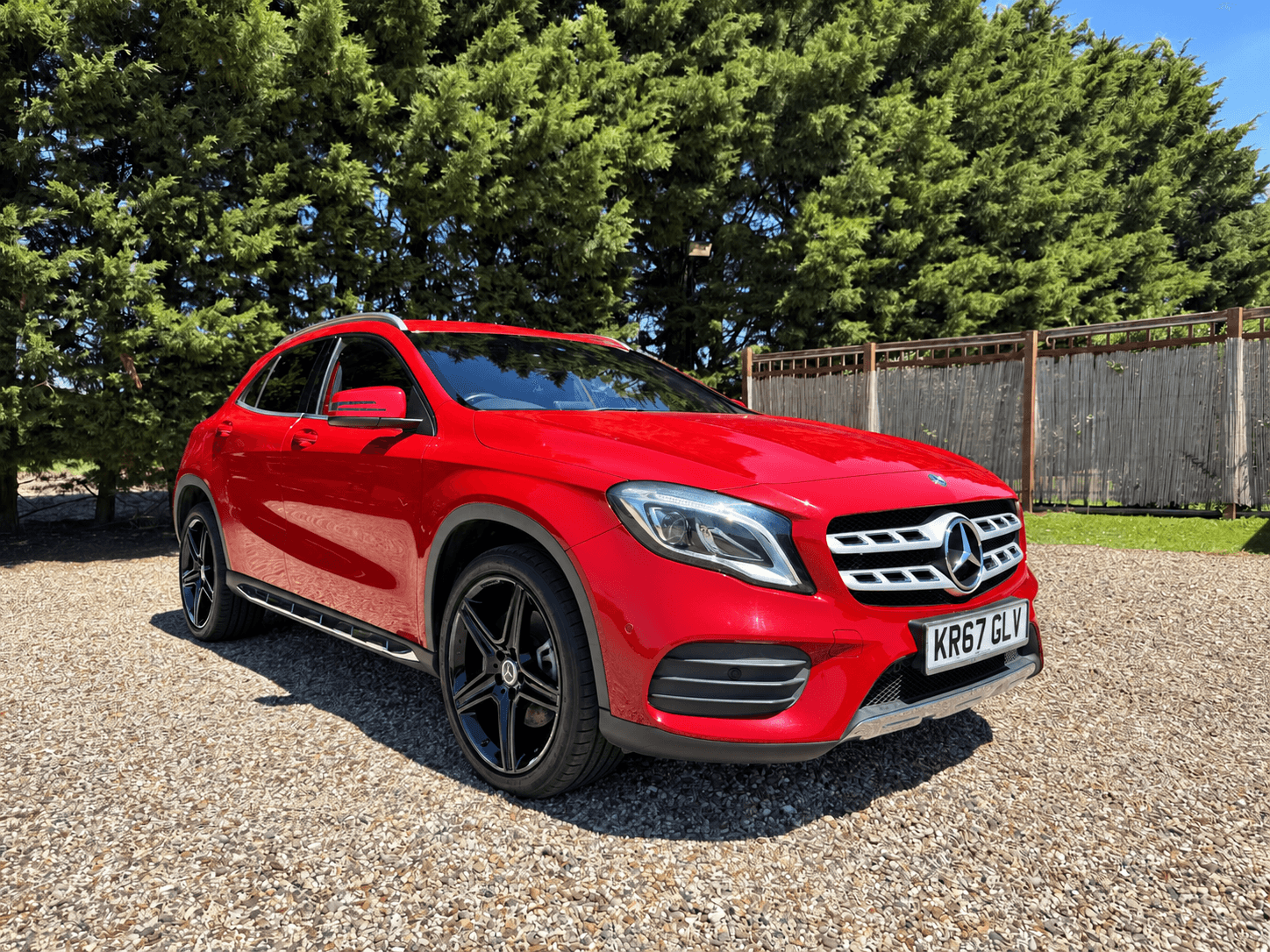 2017 Mercedes-Benz GLA 2.1 GLA220d AMG Line in red — photo 1 of 21
