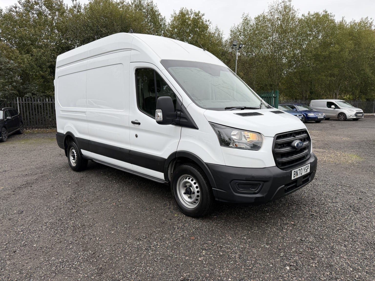 2020 Ford Transit 2.0 350 EcoBlue Leader in white — photo 1 of 30