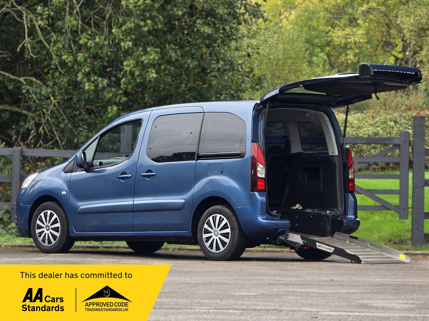 2014 Peugeot Partner Tepee 1.6 HDi Tepee S MPV 5dr Diesel EGC in blue — photo 1 of 19