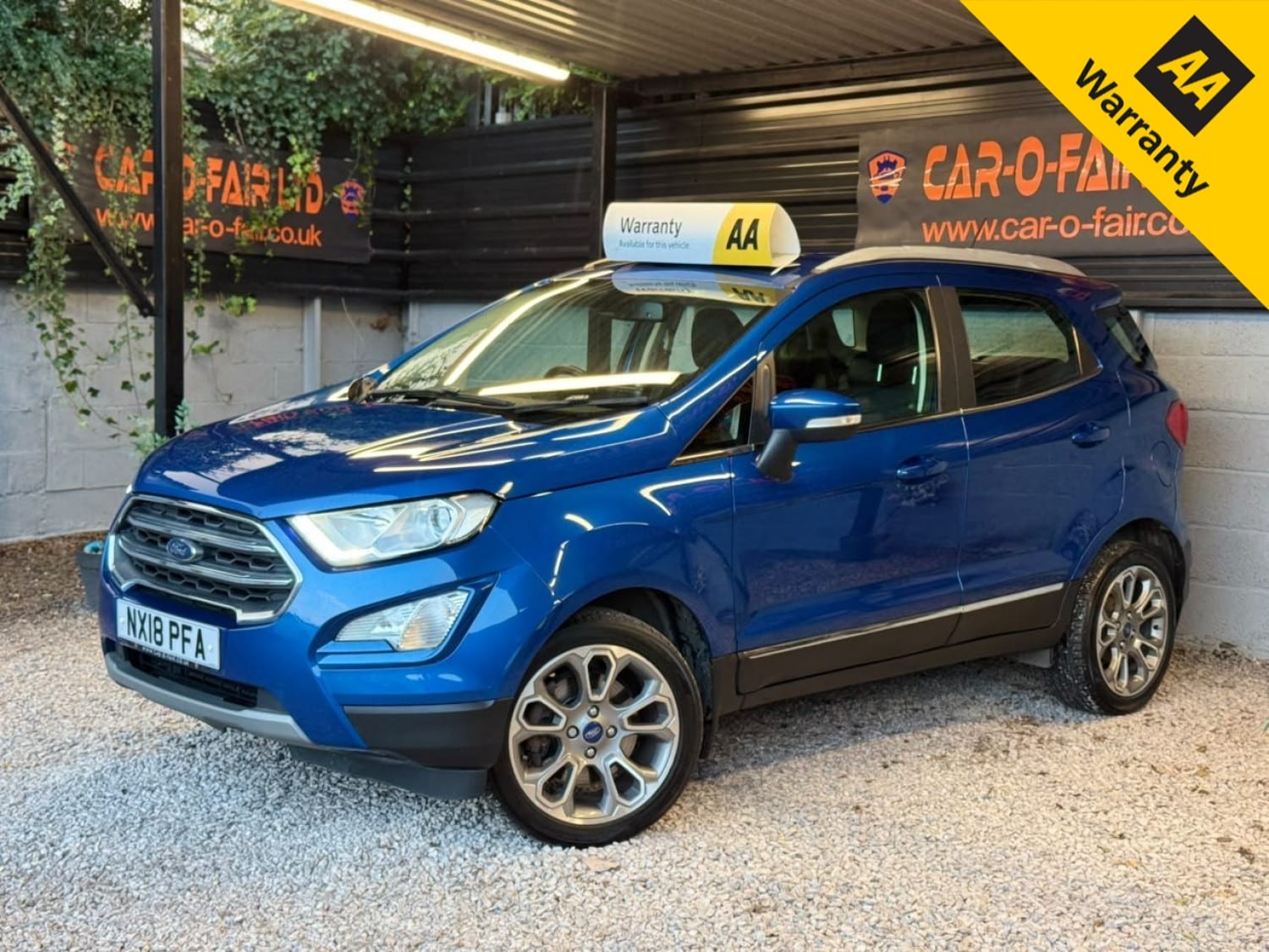 2018 Ford EcoSport 1.5 TDCi Titanium in blue — photo 1 of 36