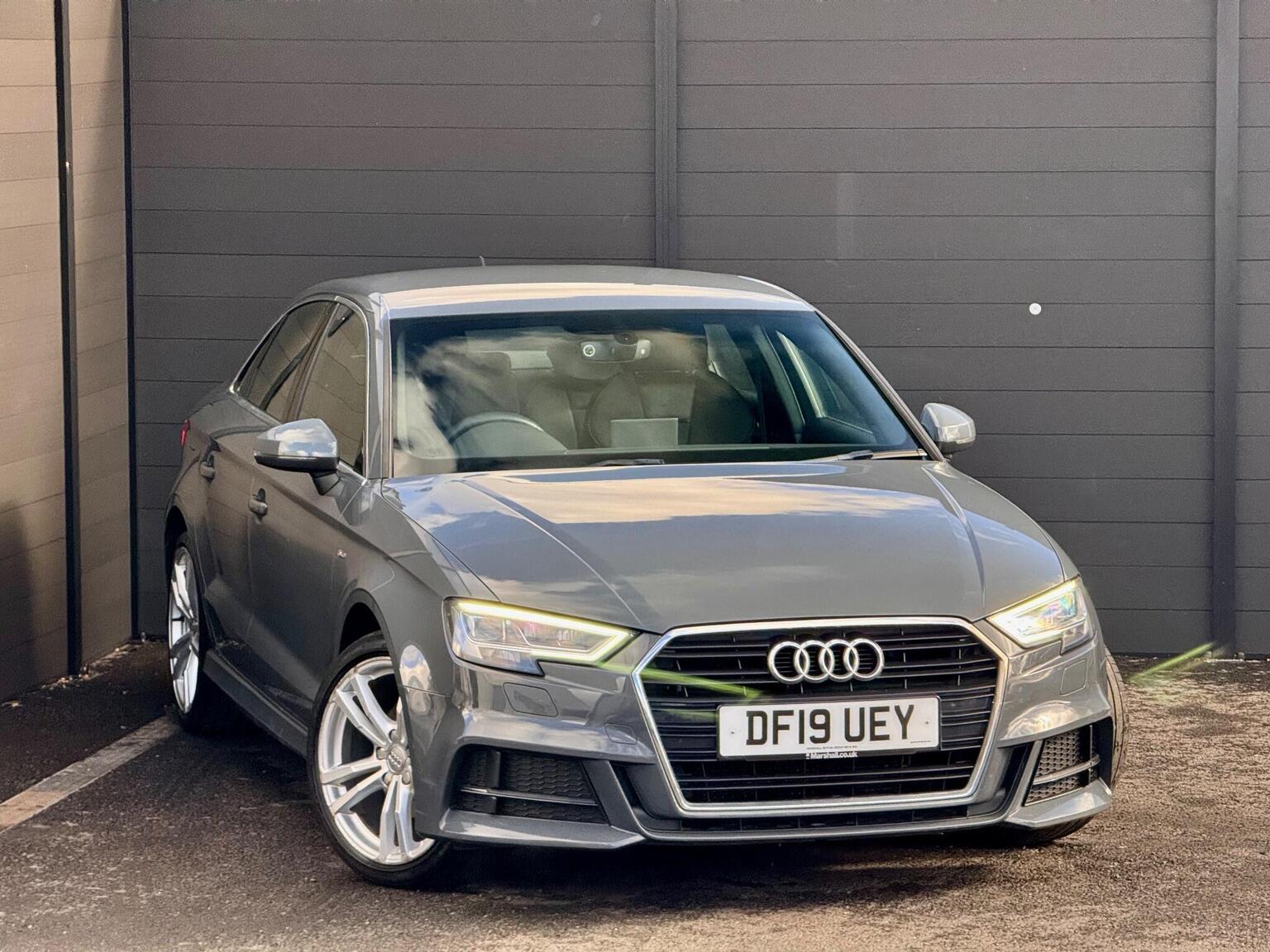 2019 Audi A3 1.0 TFSI 30 S line S Tronic Euro 6 in grey — photo 1 of 63