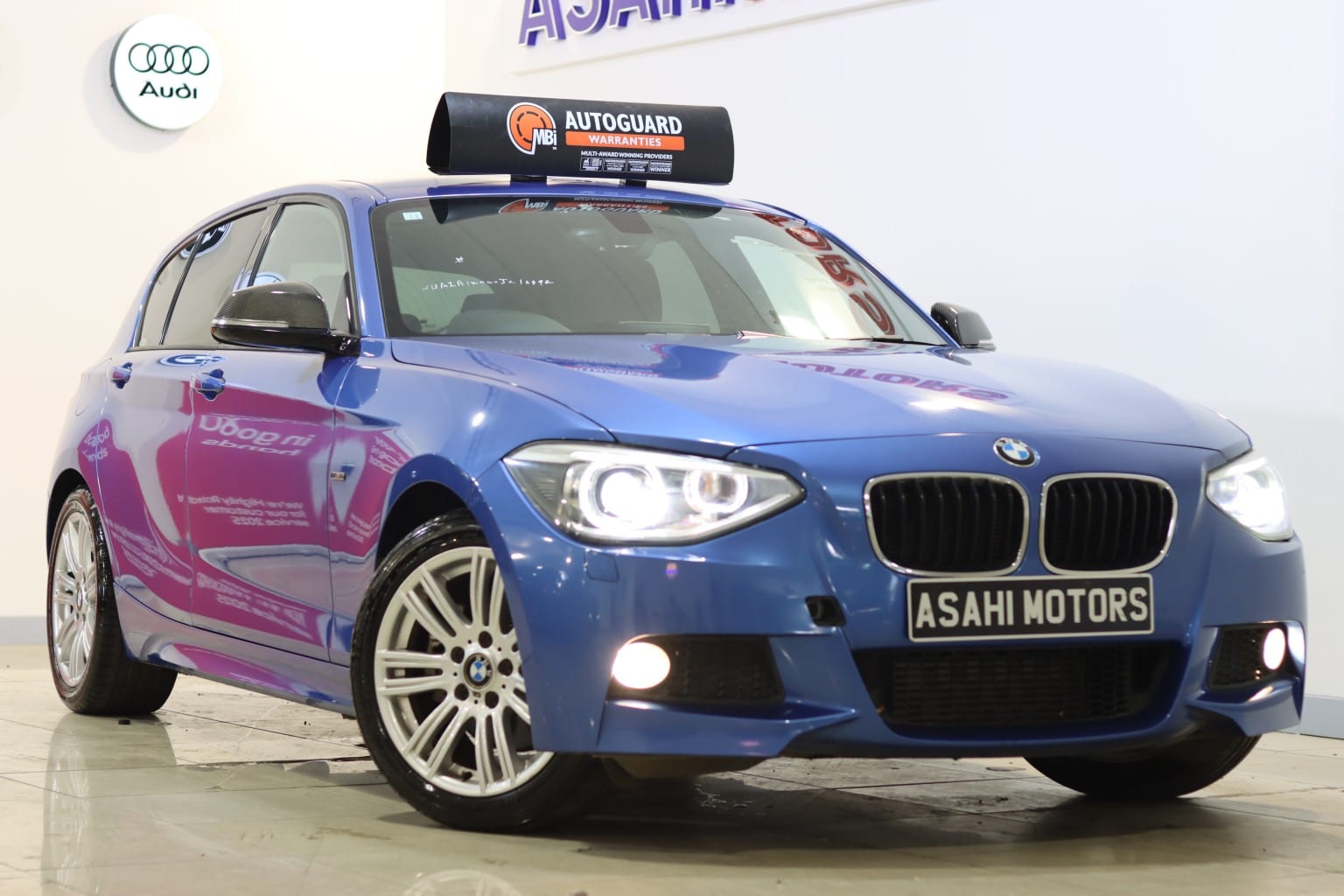 2013 BMW 1 Series 1.6 116i SE Auto Euro 6 (s/s) 5dr in blue — photo 1 of 31