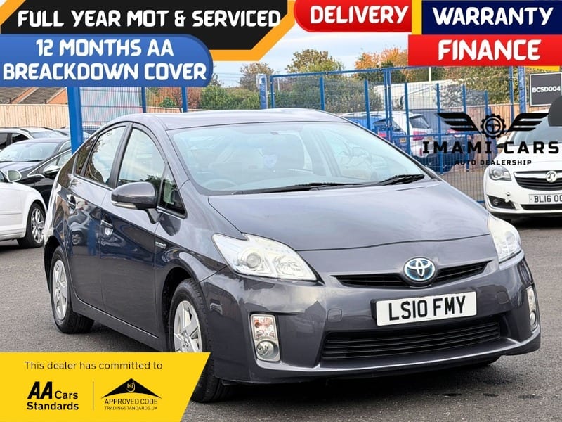 2010 Toyota Prius VVT-I T3 Auto PETROL 104K MILES MOT in grey — photo 1 of 29