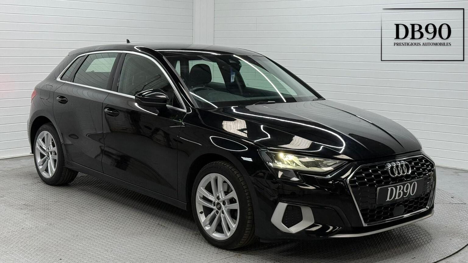 2021 Audi A3 2.0 TDI 35 Sport Sportback S Tronic in black — photo 1 of 49
