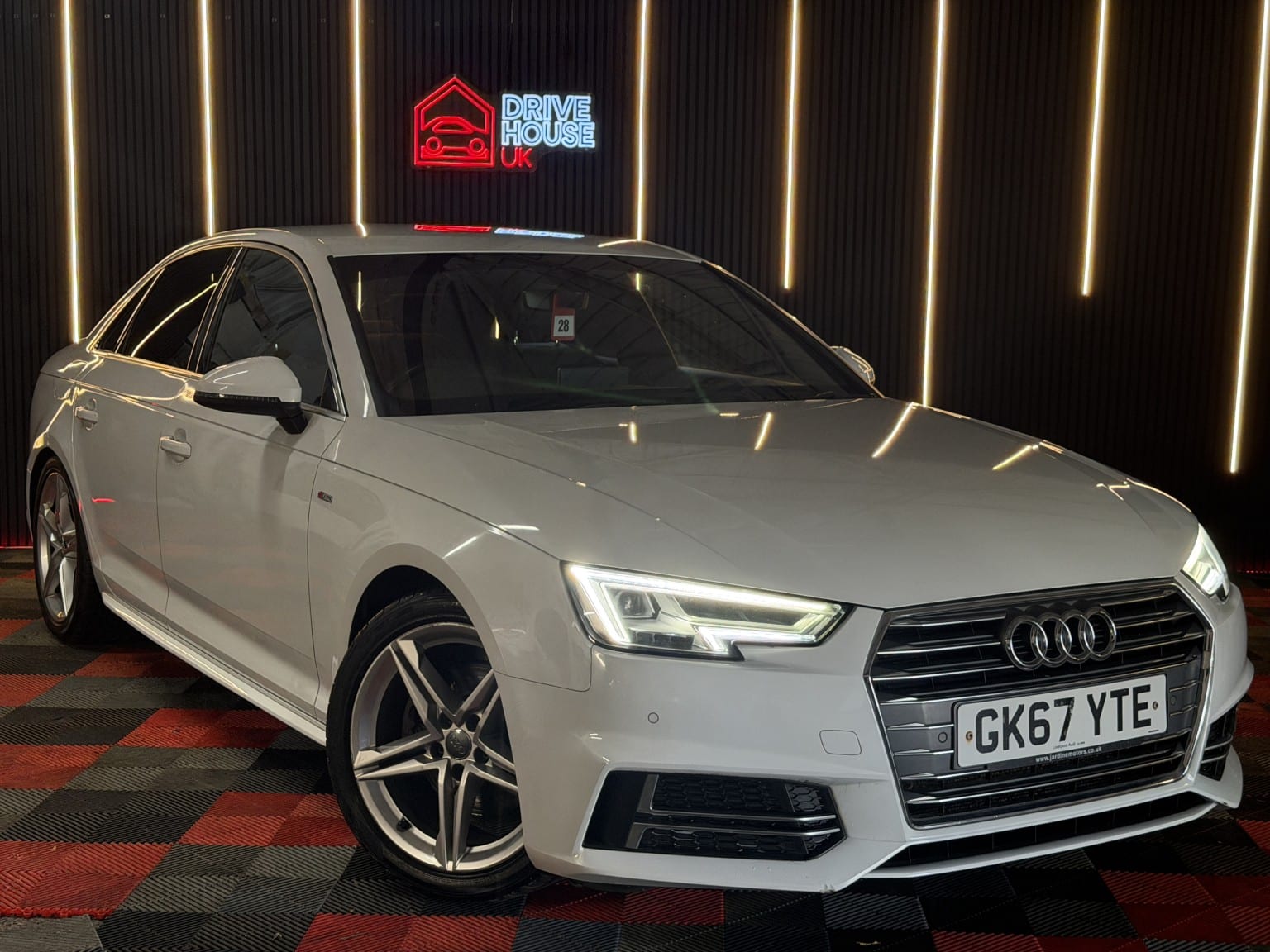 2017 Audi A4 2.0 TDI S line in white — photo 1 of 28