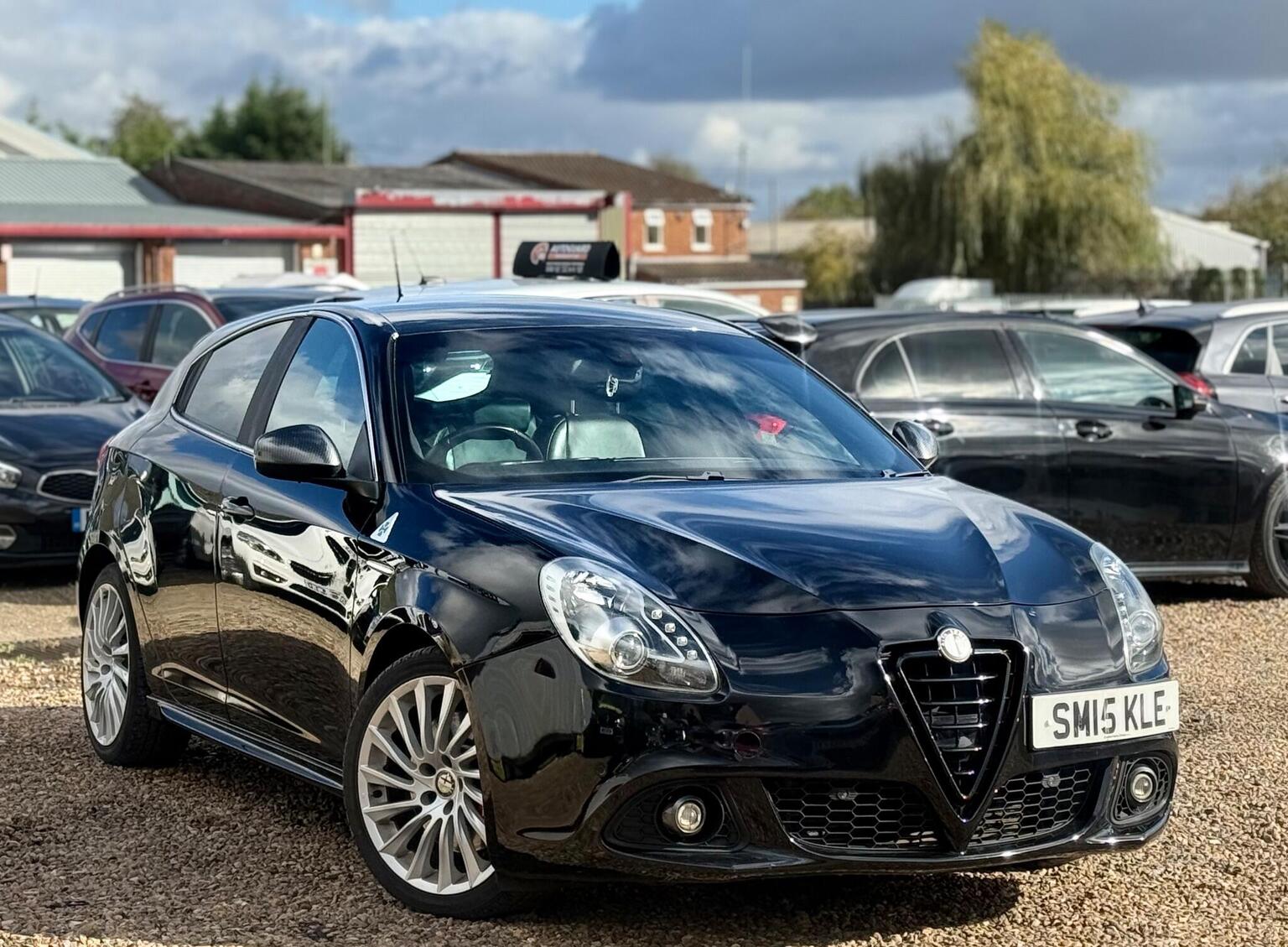 2015 Alfa Romeo Giulietta 1750 TBi Quadrifoglio Verde TCT Euro 6 in black — photo 1 of 60