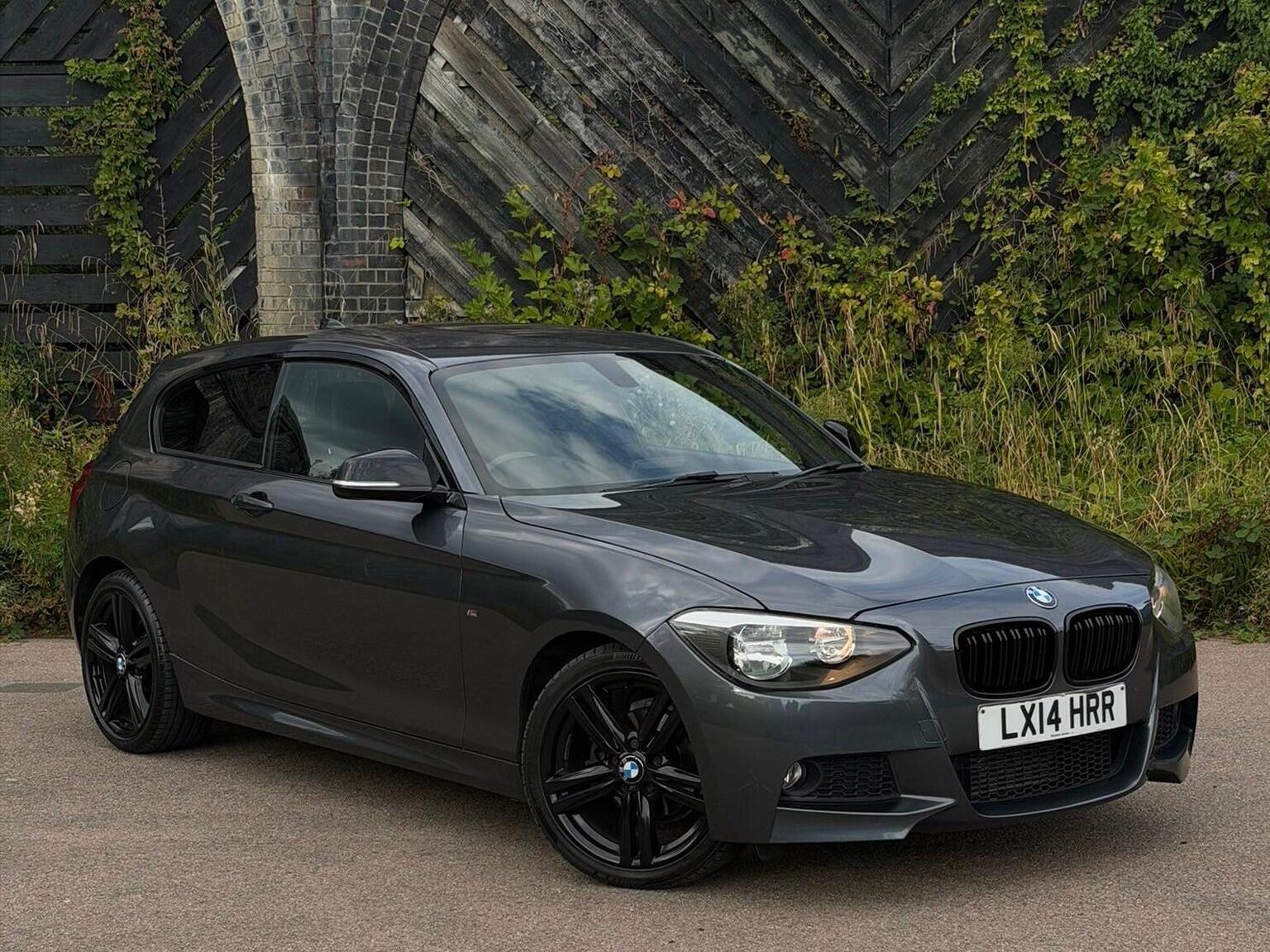 2014 BMW 1 Series 1.6 116i M Sport Auto Euro 6 (s/s) 3dr in grey — photo 1 of 42