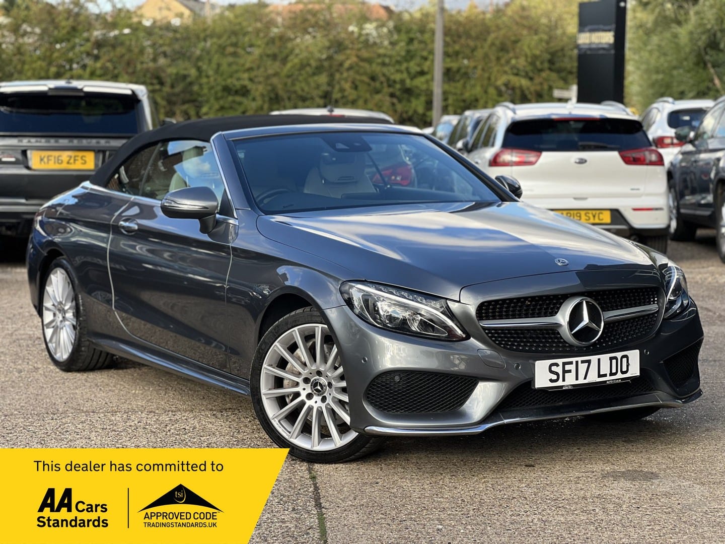 2017 Mercedes-Benz C Class 2.0 C300 AMG Line in grey — photo 1 of 89