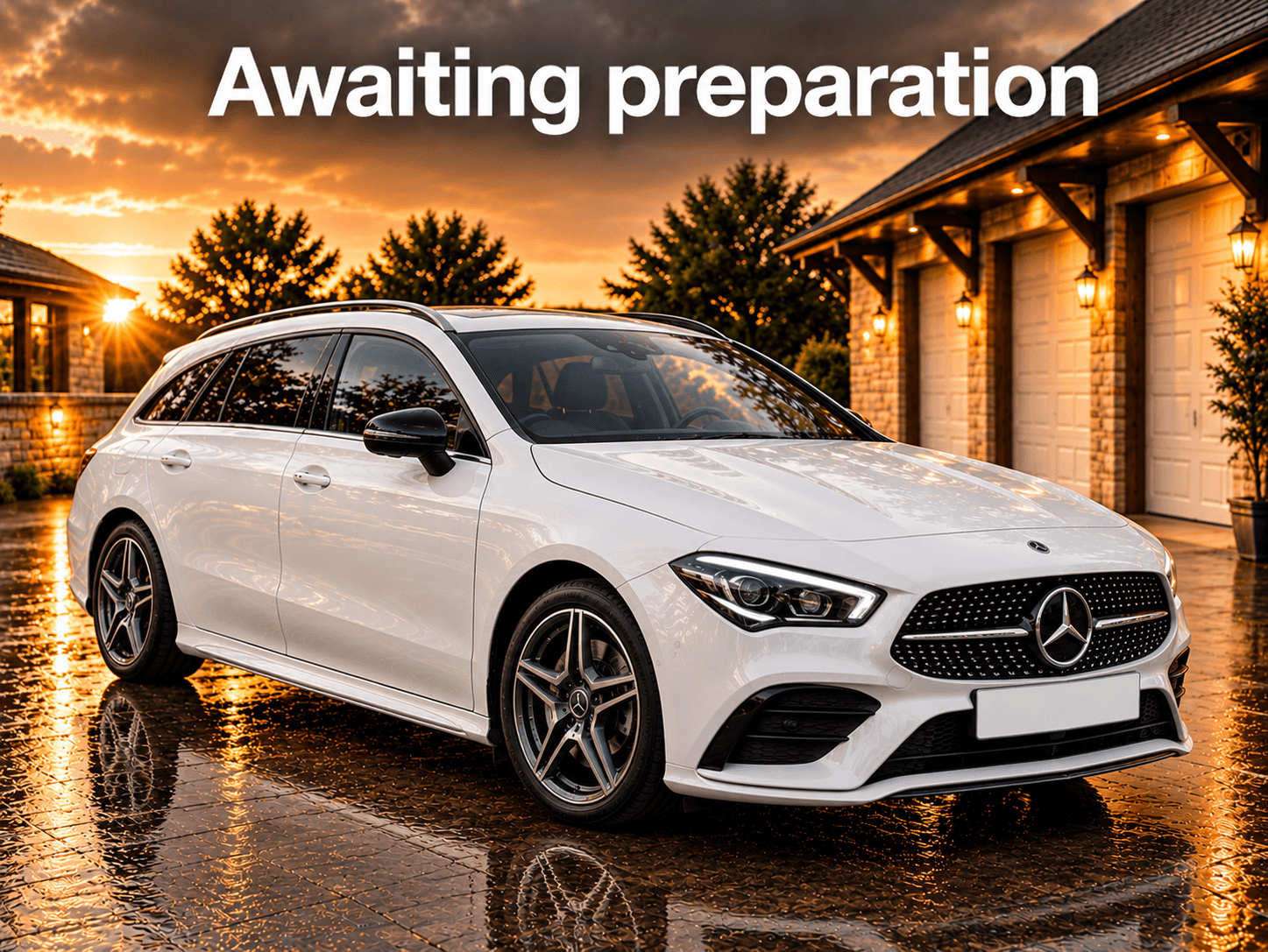 2022 Mercedes-Benz CLA 1.3 CLA180 AMG Line in white — photo 1 of 4