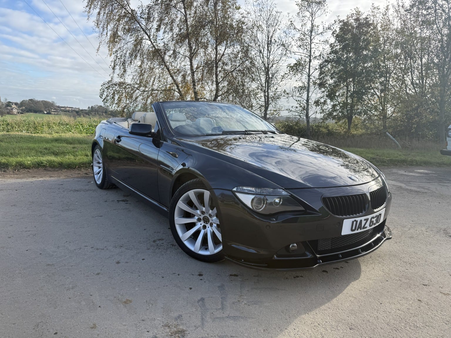 2006 BMW 6 Series 3.0 630i Sport Convertible in black — photo 1 of 23