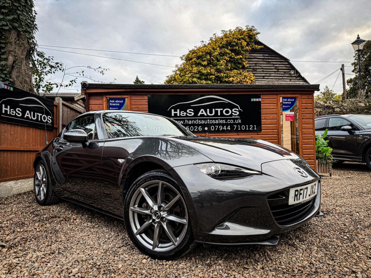 2017 Mazda MX-5 RF 2.0 SKYACTIV-G Sport Nav Auto Euro 6 2dr in grey — photo 1 of 39