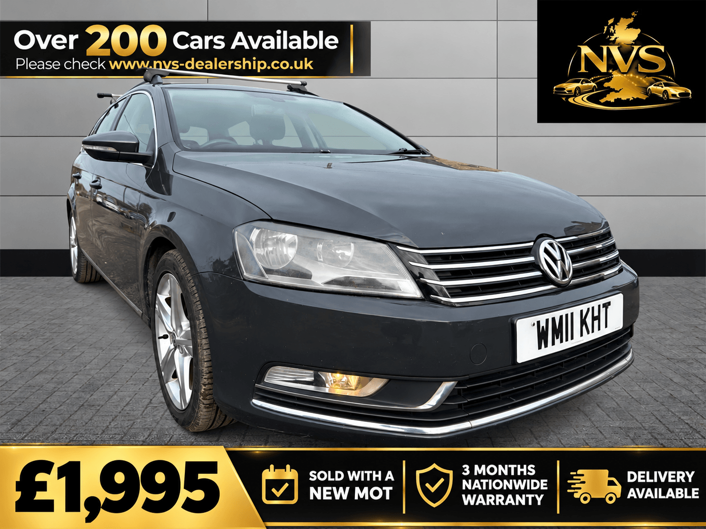 2011 Volkswagen Passat 2.0 TDI BlueMotion Tech SE in grey — photo 1 of 13