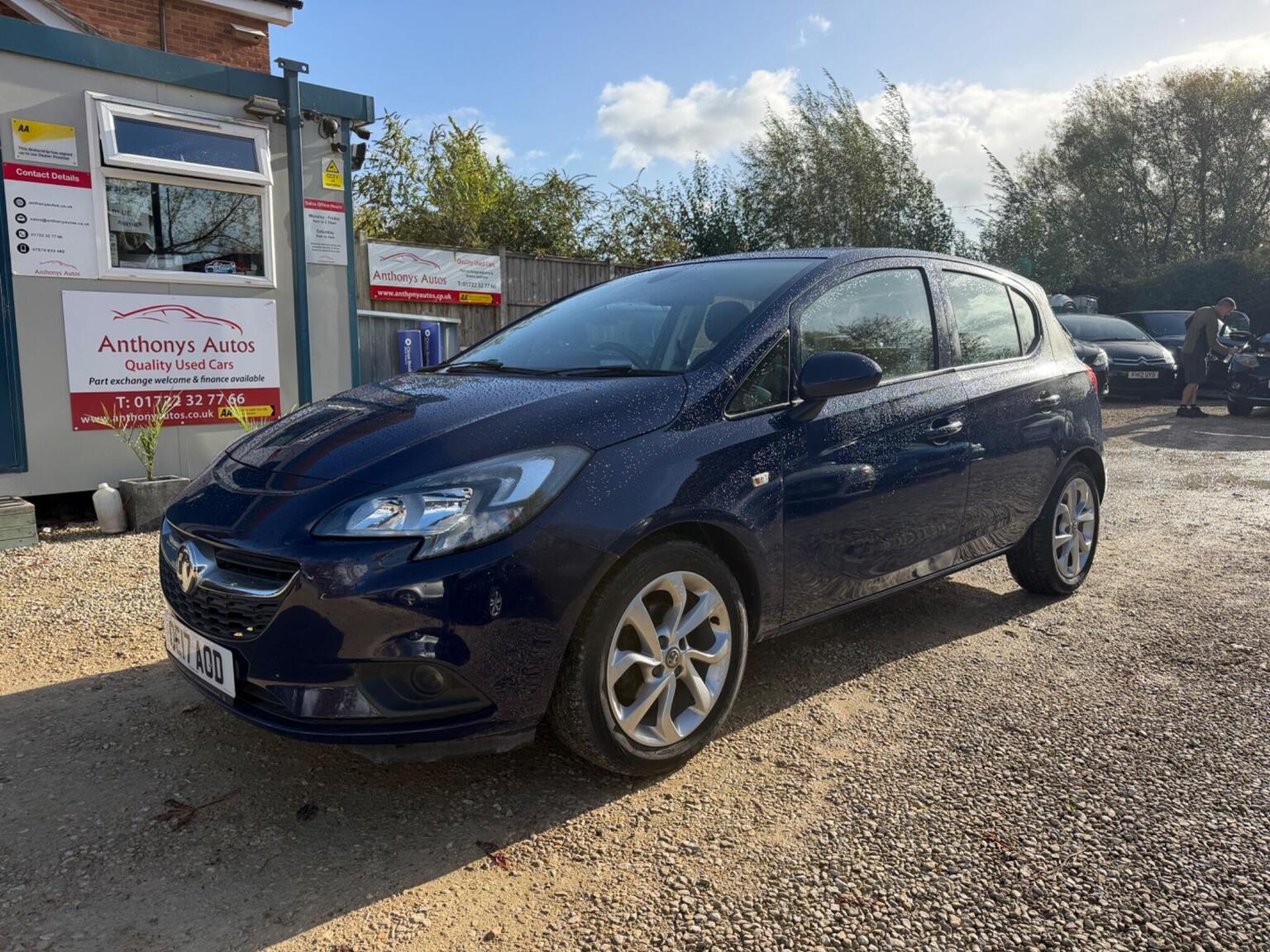 2017 Vauxhall Corsa 1.4i ecoFLEX Energy Euro 6 5dr in blue — photo 1 of 35