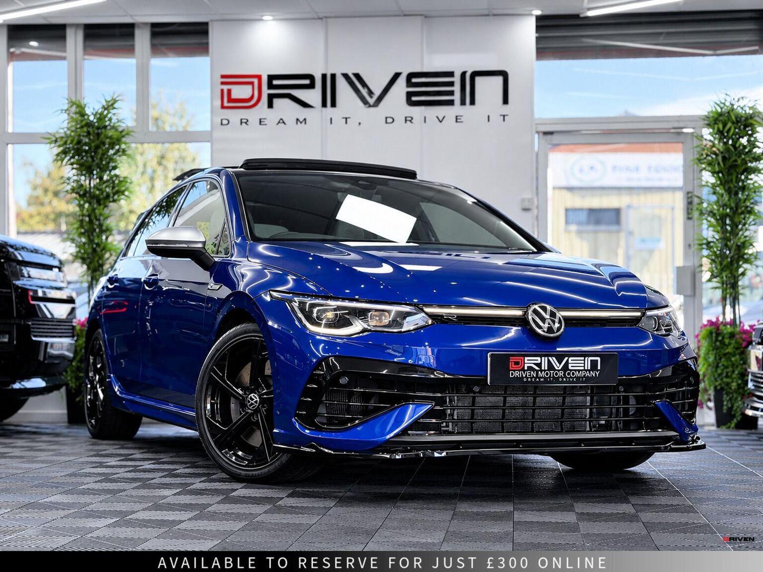 2021 Volkswagen Golf 2.0 TSI R DSG 4Motion Euro 6 (s/s) 5dr in blue — photo 1 of 42