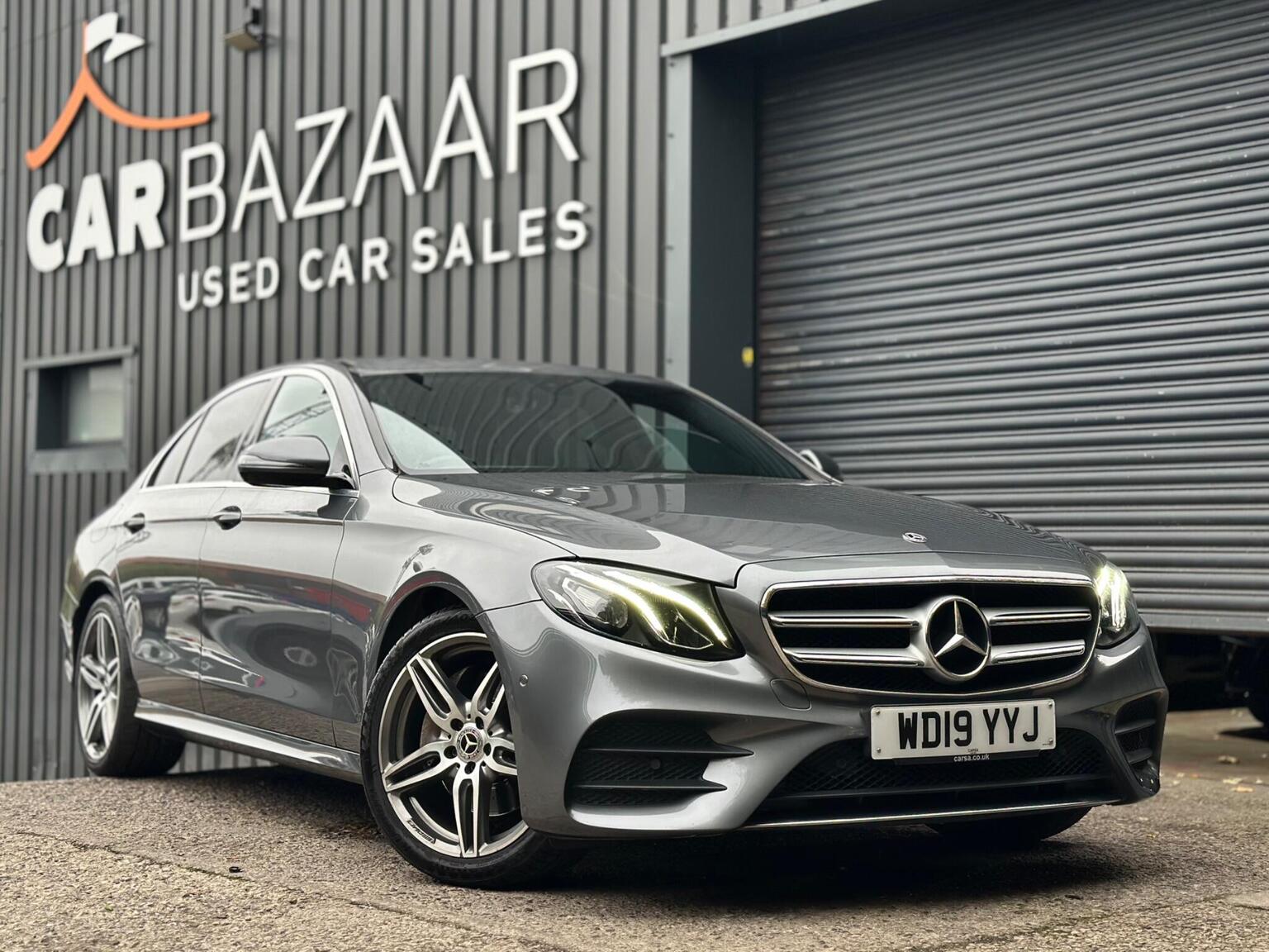 2019 Mercedes-Benz E Class 2.0 E200 AMG Line G-Tronic+ Euro 6 in grey — photo 1 of 70