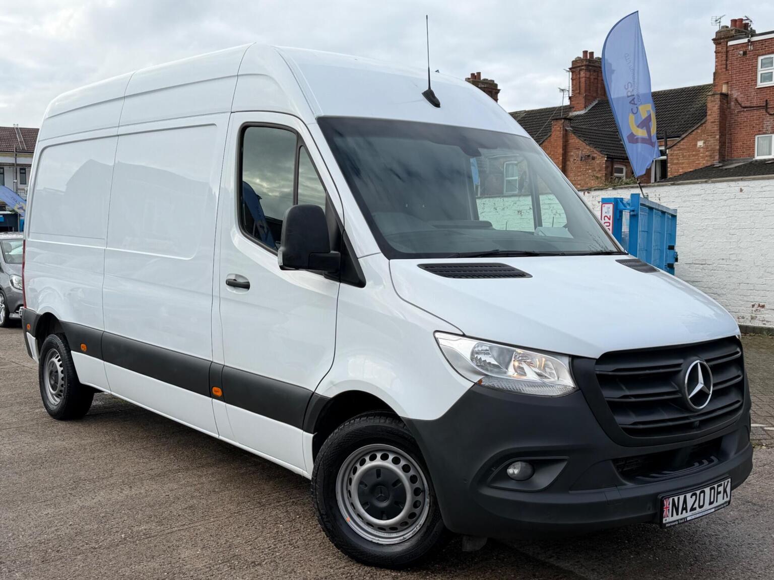 2020 Mercedes-Benz Sprinter 2.1 314 CDI G-Tronic FWD L2 H2 Euro 6 in white — photo 1 of 62