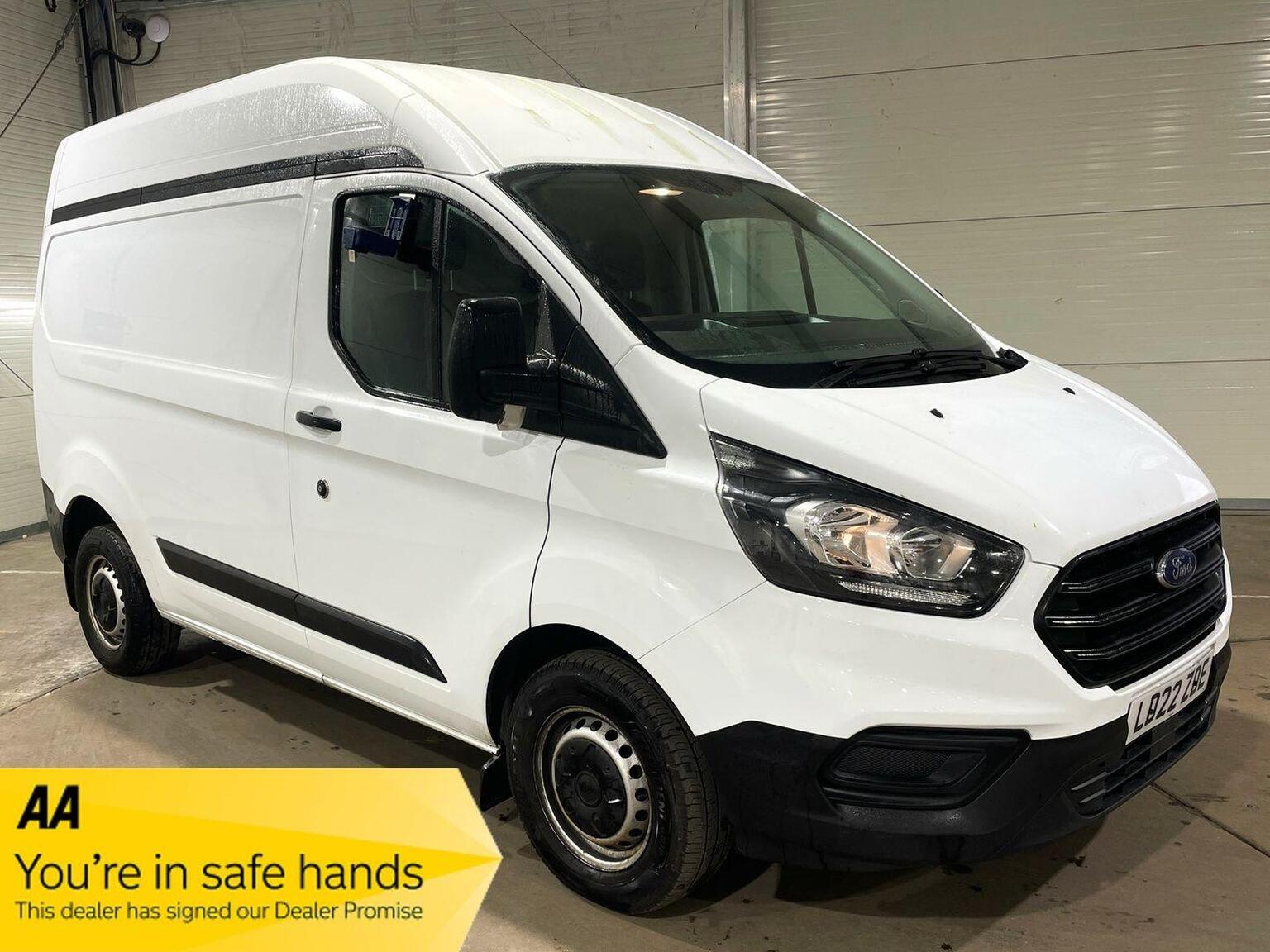 2022 Ford Transit Custom 2.0 300 EcoBlue Leader L1 H2 Euro 6 in white — photo 1 of 18