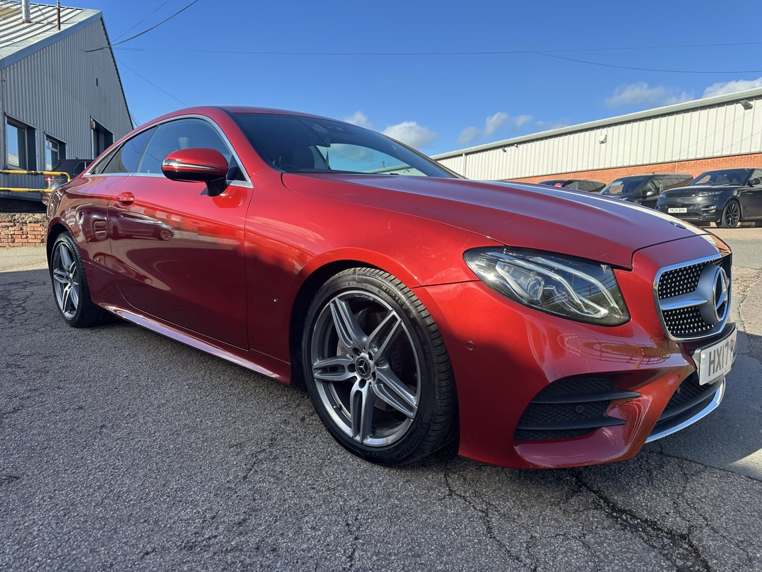 2017 Mercedes-Benz E Class 2.0 E220d AMG Line in red — photo 1 of 38
