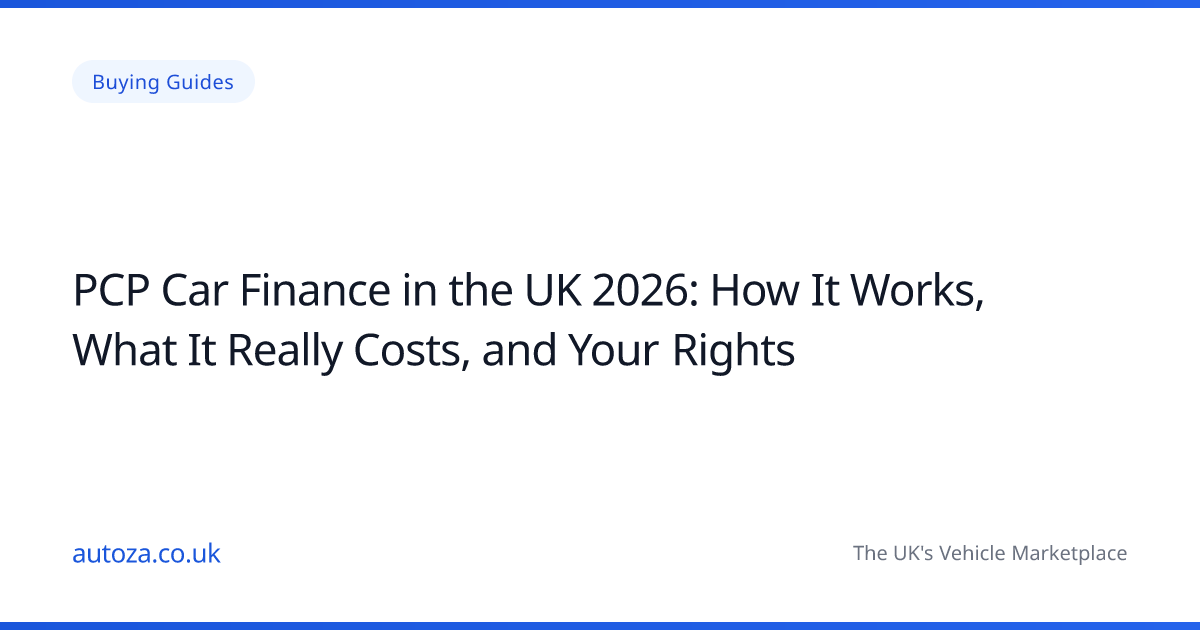 PCP Car Finance in the UK 2026: How It Works, What It Really Costs, and Your Rights